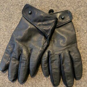 Danier Leather - Leather Gloves - Olive Green/Black - extra-small/small size